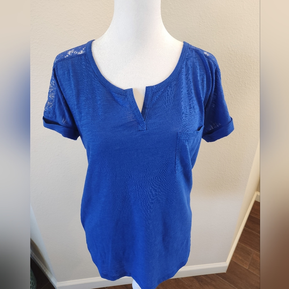 Express Small Blue short sleeve